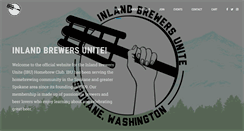 Desktop Screenshot of inlandbrewersunite.com